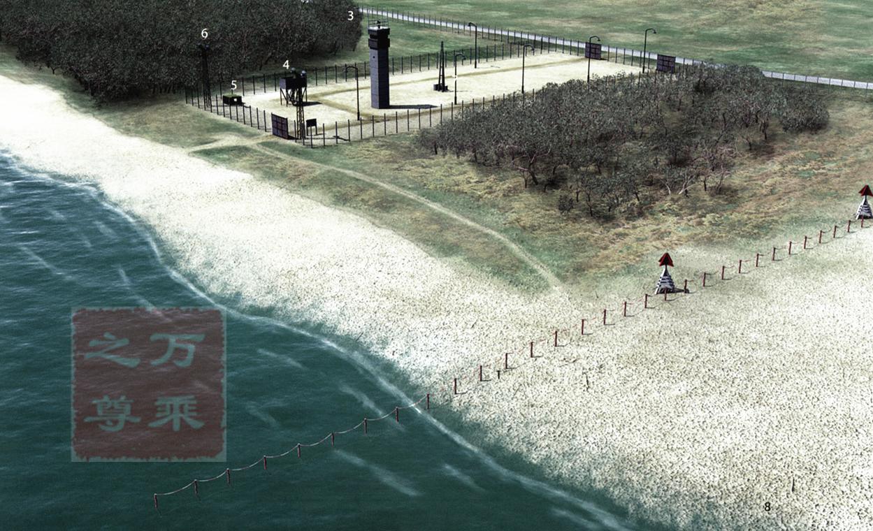 严密边境防御体系，柏林墙的结构和组成