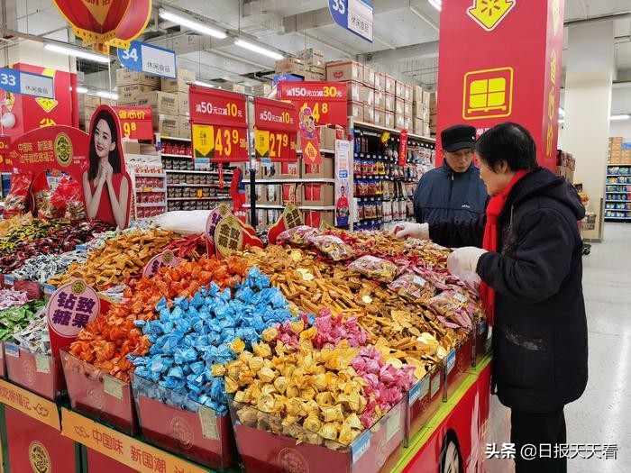 春节消费市场火爆健康年货走俏,年货市场消费升温