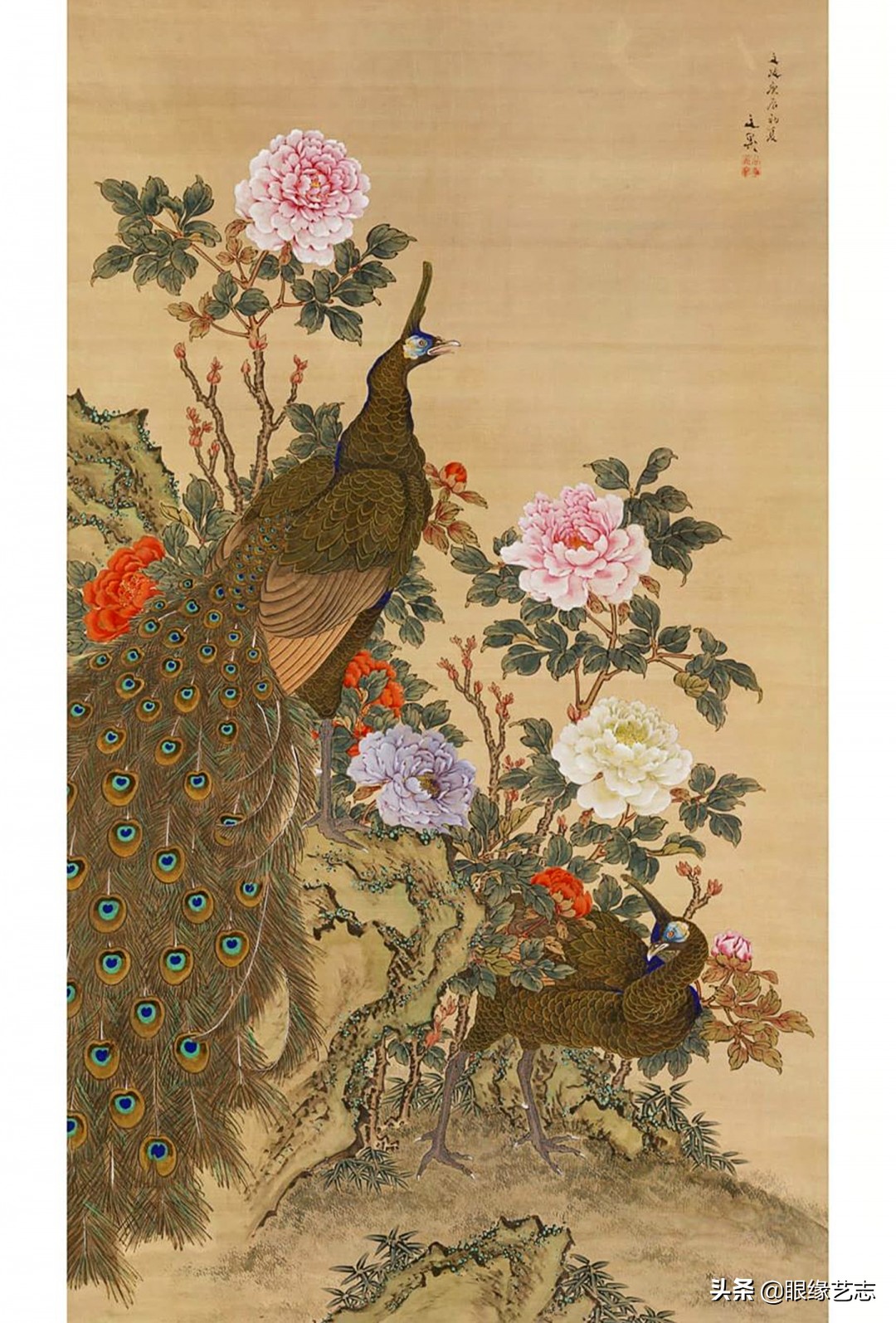 日本100幅中国古代绘画,日本花鸟绘画欣赏