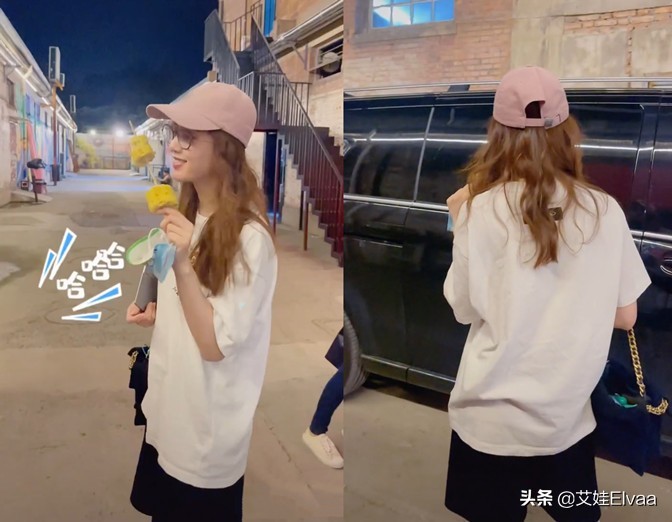 刘诗诗啃胡萝卜视频,刘诗诗路上吃玉米