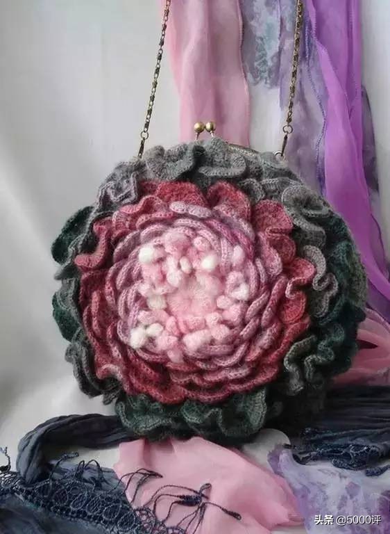 爱尔兰钩花包包图解,爱尔兰钩花包包教程