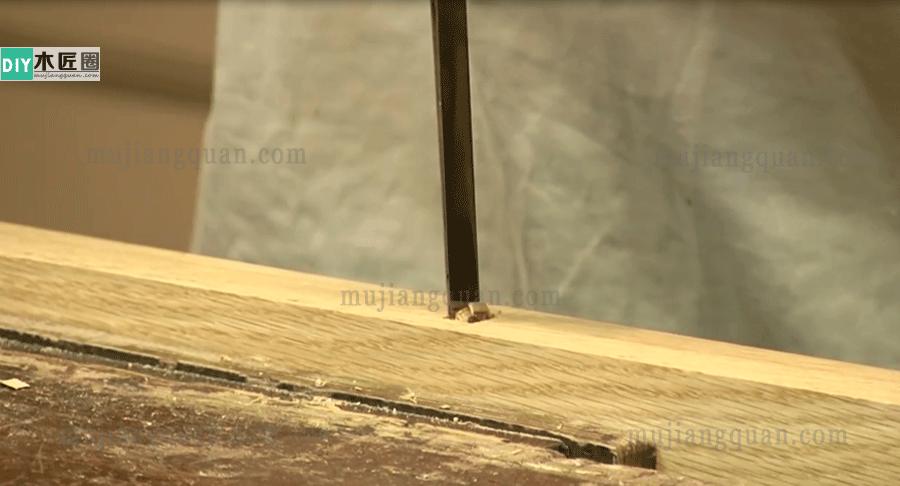 木匠手艺榫卯结构制作,木匠榫卯制作教程