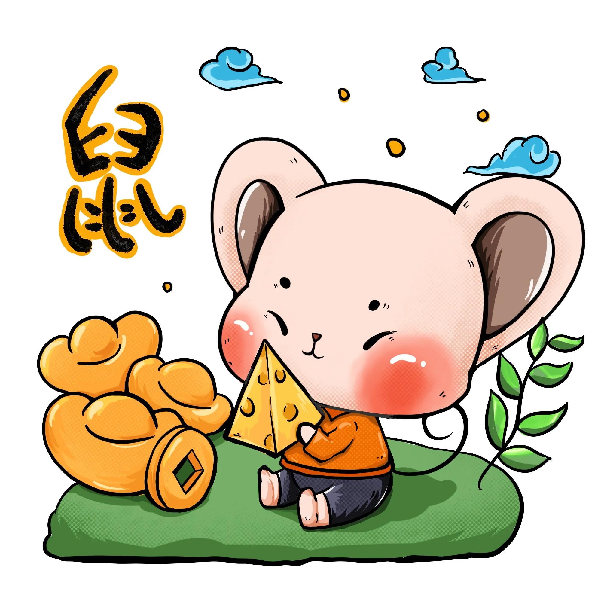 12生肖简笔画单个图片,12生肖简笔画全图图片