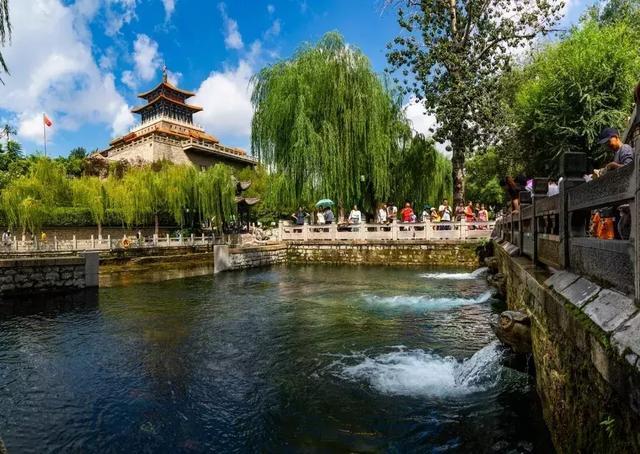 济南四大泉群,济南四大泉群全景图