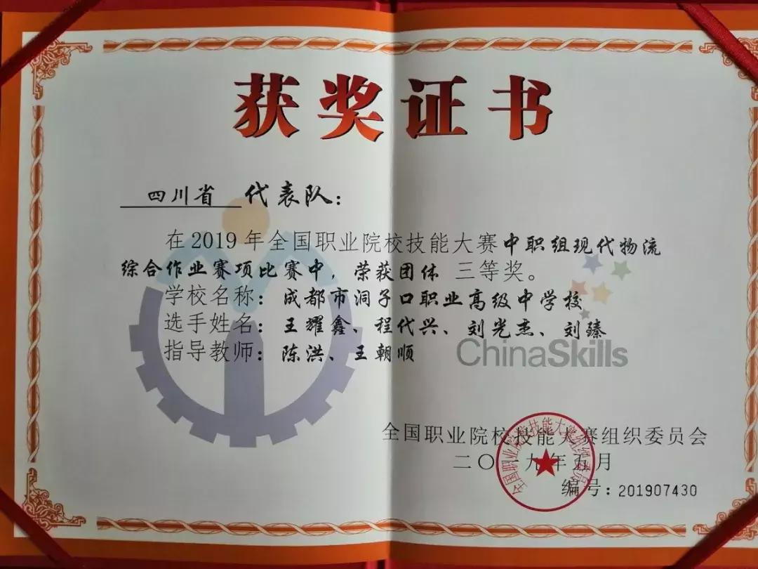 技能大赛成绩斐然专业类奖项,技能大赛国赛一等奖获得者