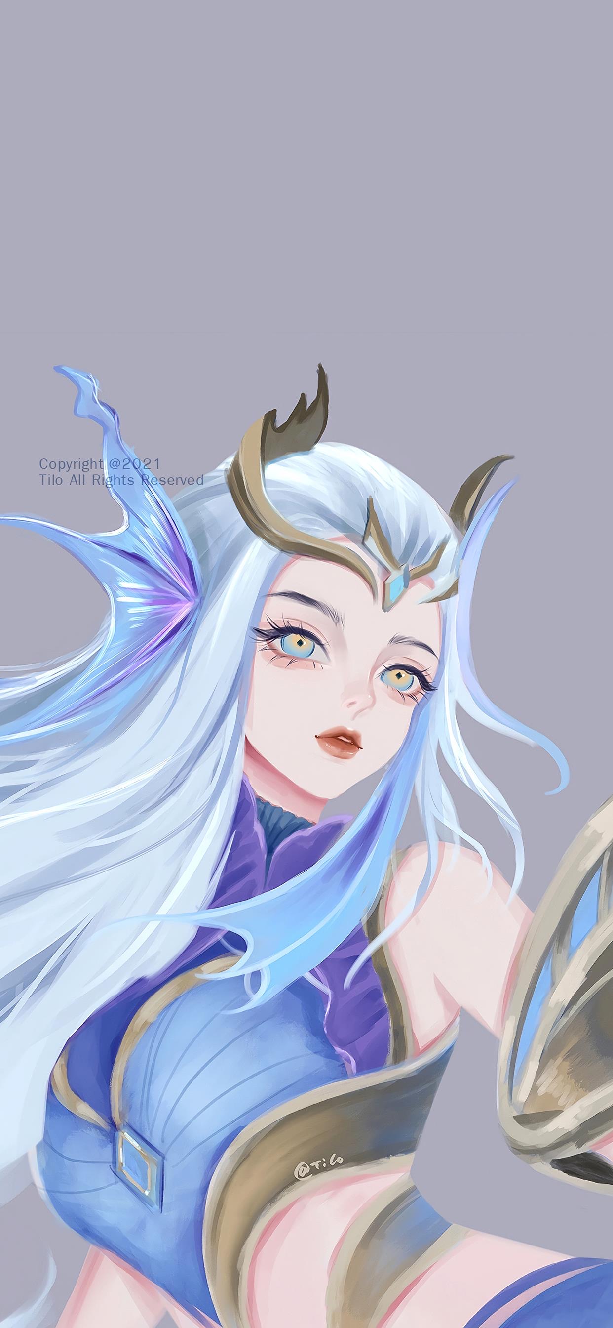 壁纸唯美王者荣耀西施动漫,迪士尼公主壁纸插画