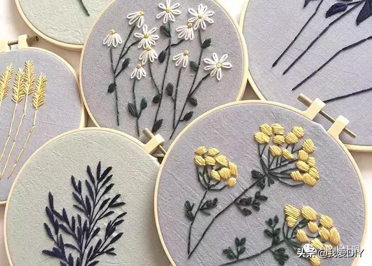 刺绣新手一步一步刺绣花,超详细的漂亮小花刺绣教程