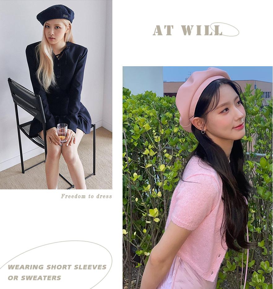 适合秋冬季戴的各种洋气帽子,夏日必备的3款帽子百搭还显脸小