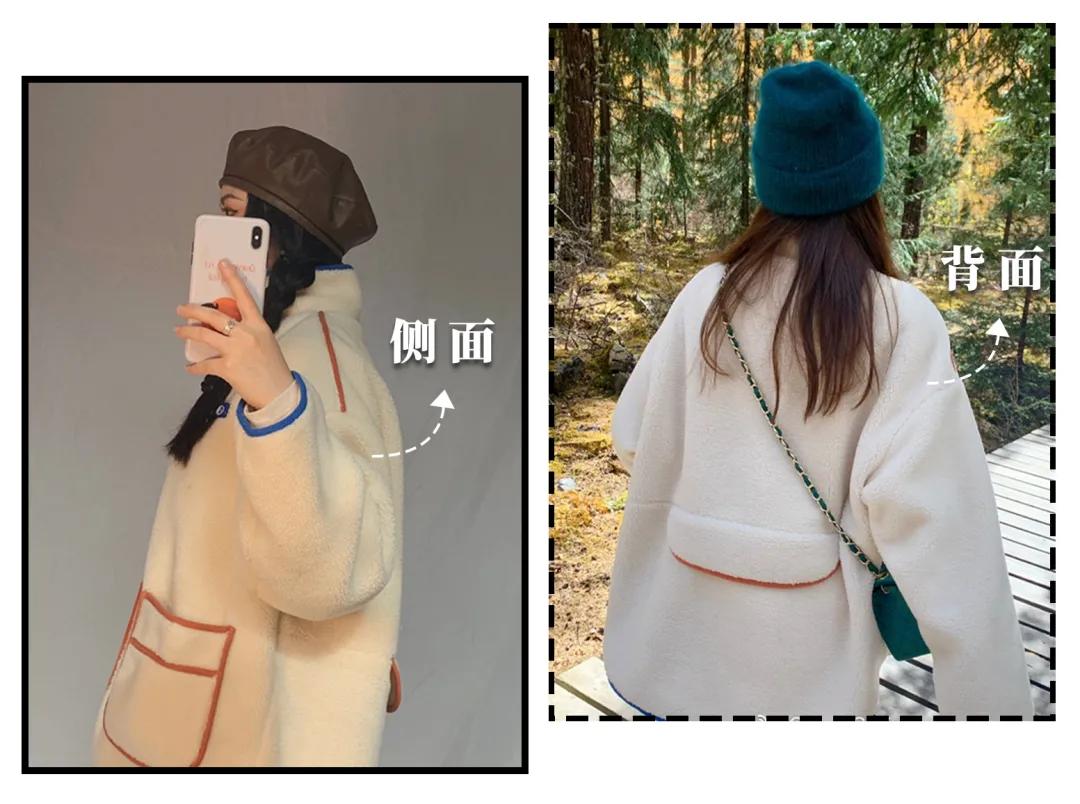 130斤苹果型身材外套女秋冬,梨型身材170斤女生穿搭高级感