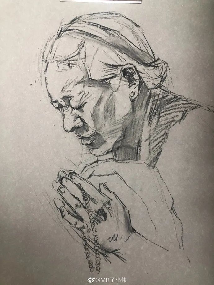 画一幅素描100万笔,胡歌、李现、迪丽热巴在他笔下全都画活了