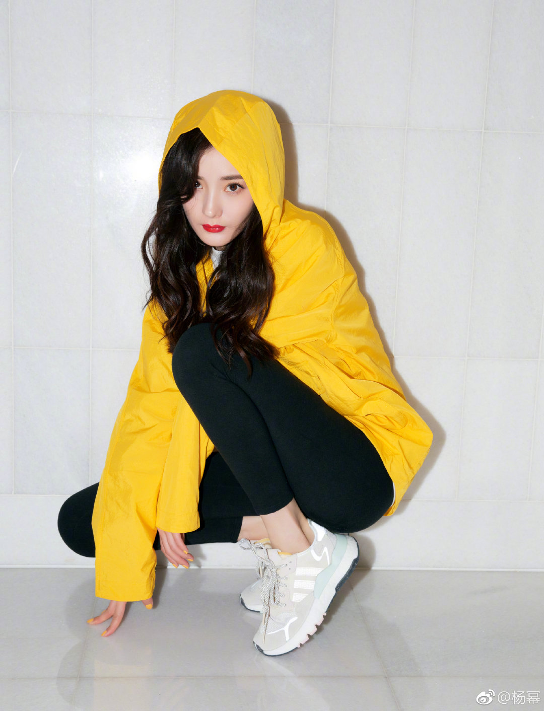 大额头的烦恼,杨幂光滑大脑门