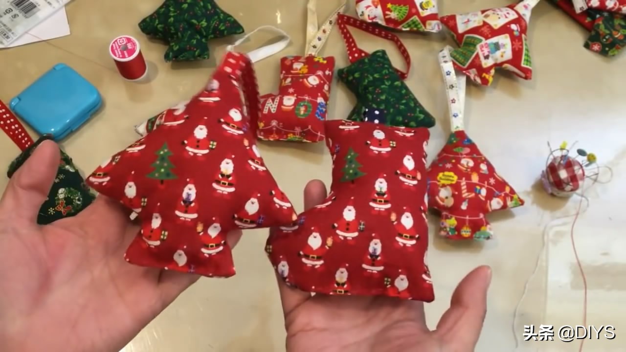 新年礼物手工缝制,手工制作缝纫袋教程