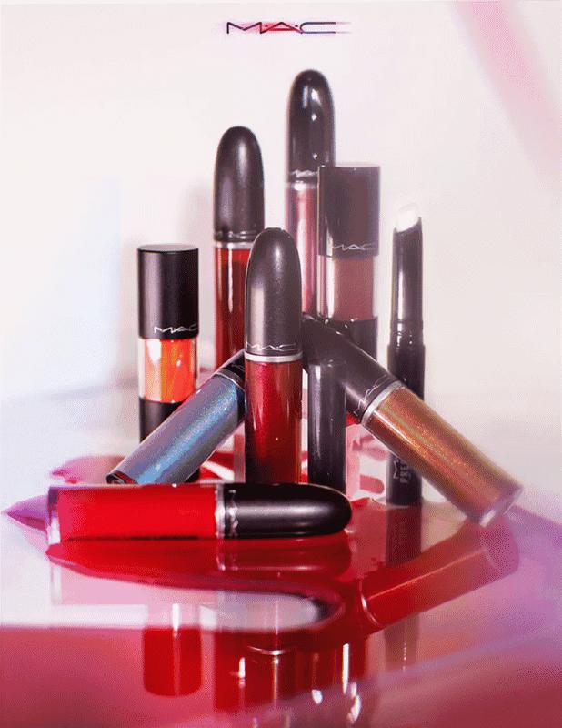 mac全新雾面口红,mac唇釉dancewithme试色