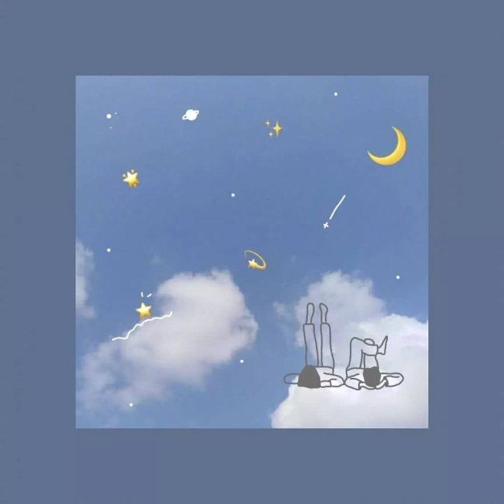 你最舍不得换的壁纸,朋友圈背景图插画