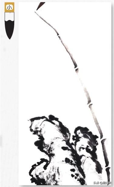 水墨画竹的写意画法,如何欣赏兰竹组合画
