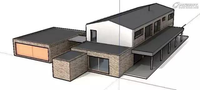 sketchup照片结合数据建模,sketchup建模教程房子不用cad