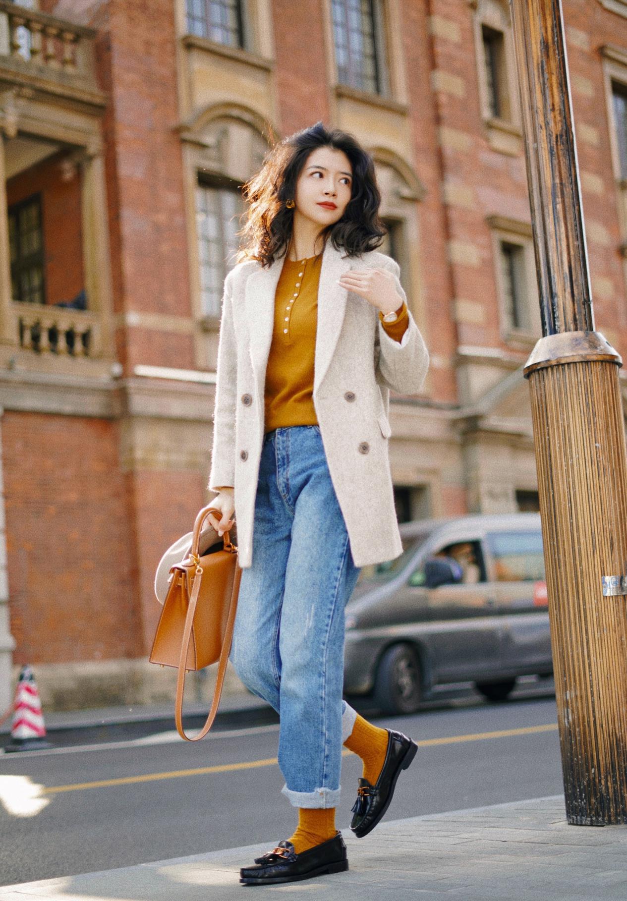 怎么穿衣服才显瘦冬季,冬天穿搭怎么显高