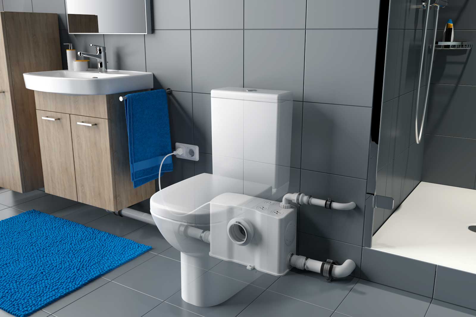 新建楼房厕所没有风道怎么解决,没有排水管怎么做卫生间