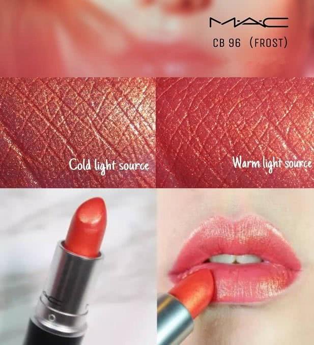 金属质感口红,涂出来是金色的闪耀口红