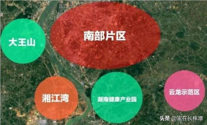 长株潭融城核心区域,长株潭融城的核心区域