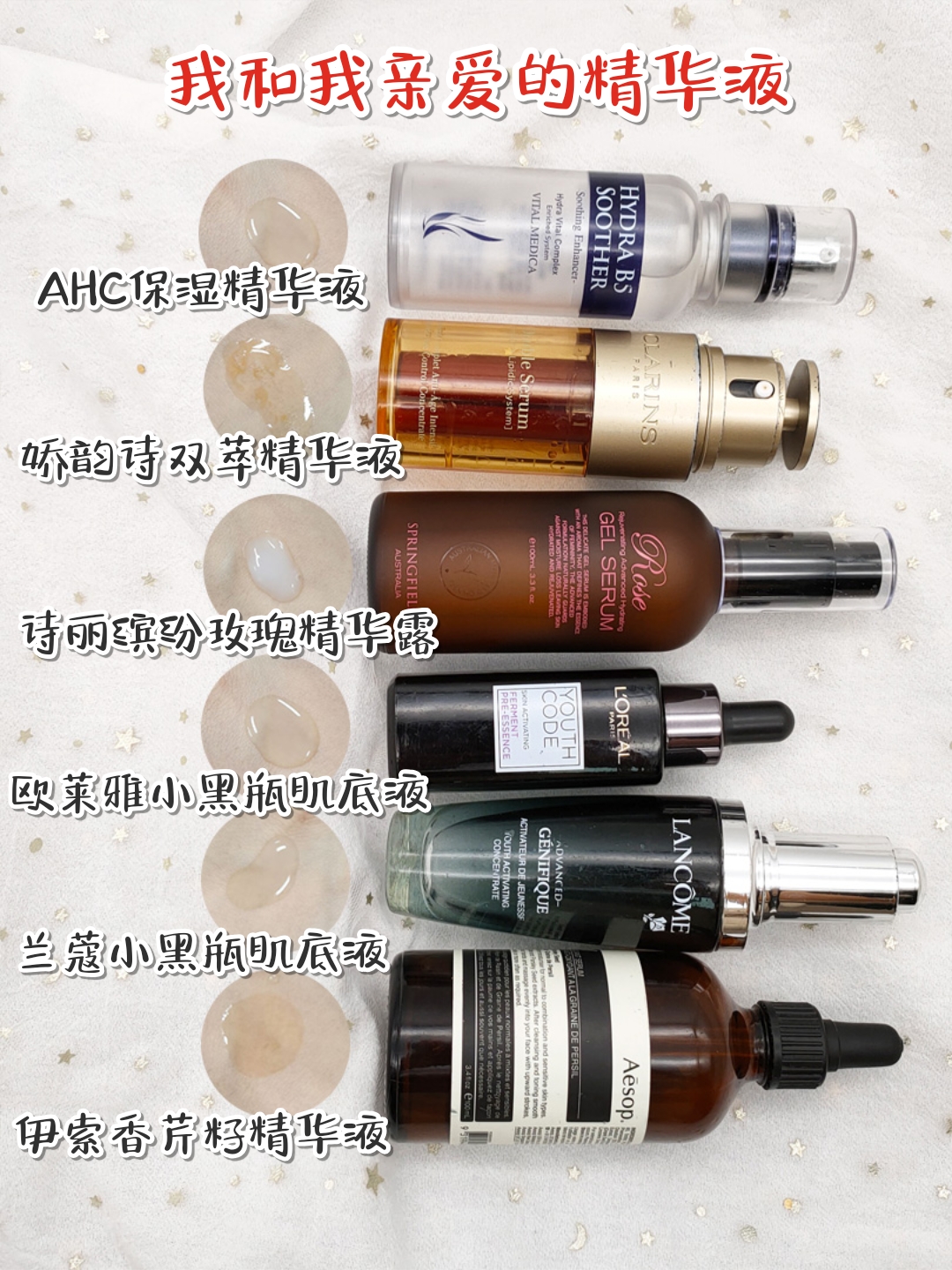 分享大家用的精华液,你不知道的精华液