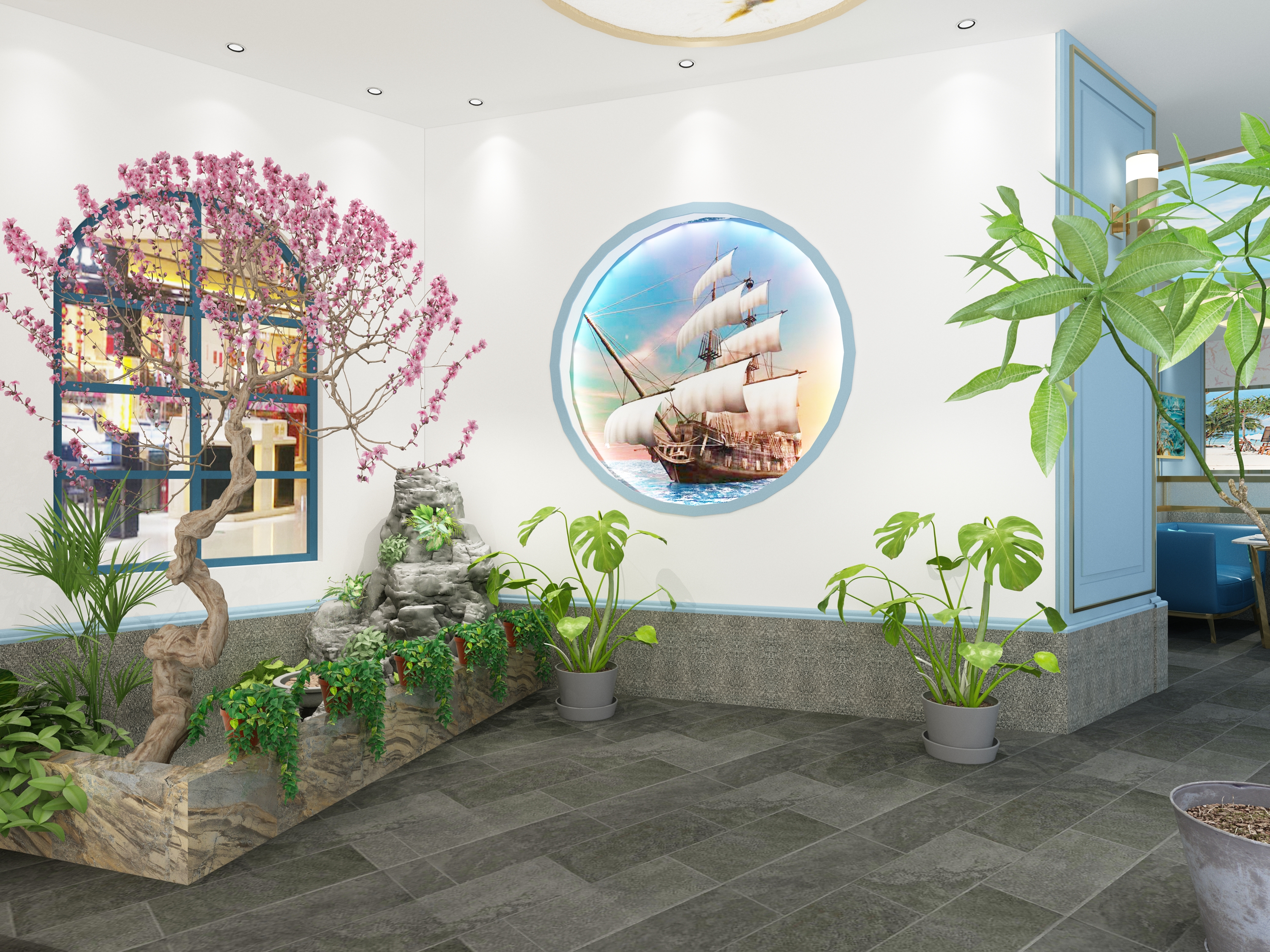 青岛餐饮饭店装修设计,青浦创意餐饮店装修设计