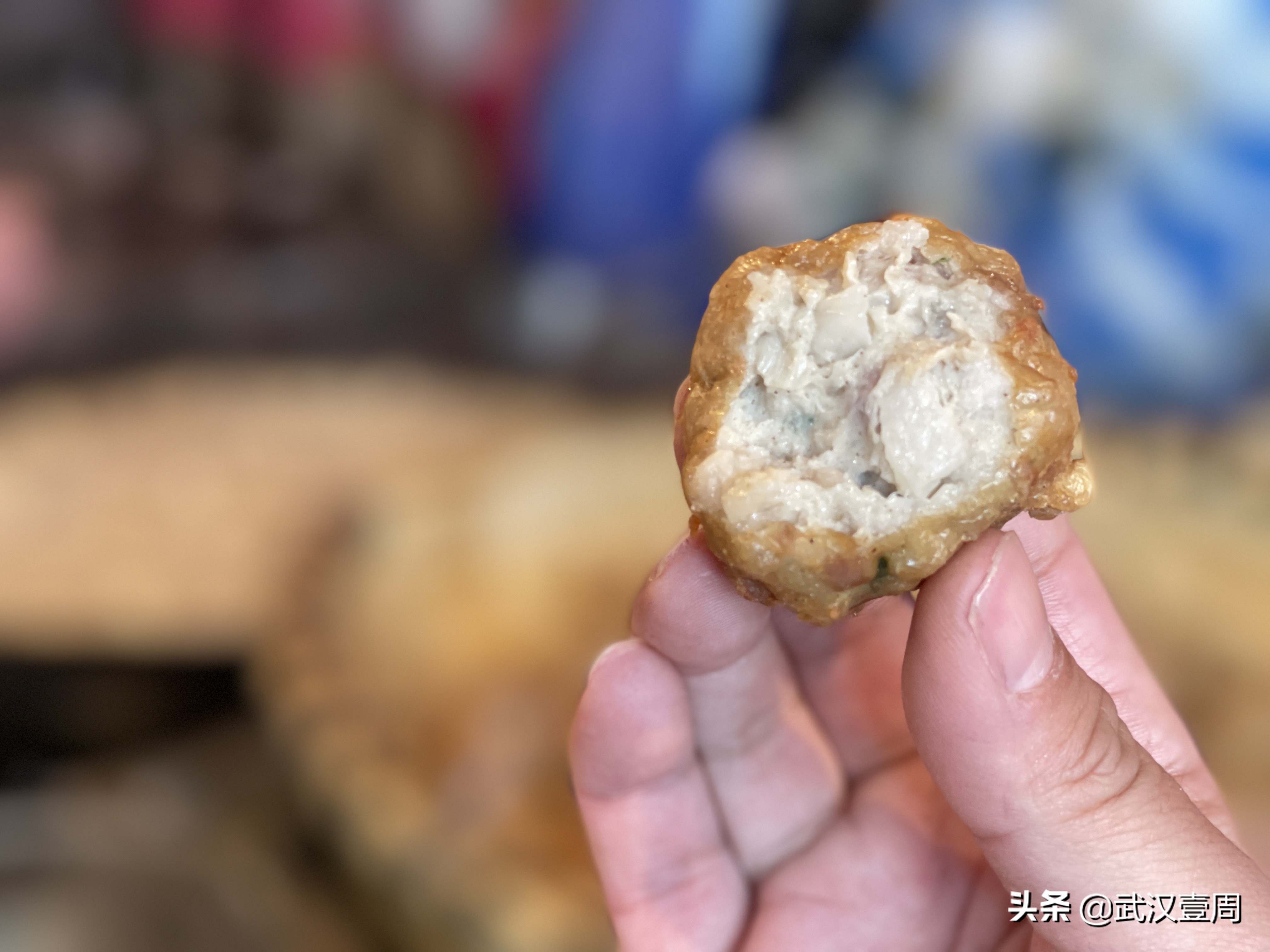 年味武汉：汉阳升官渡的炸圆子，还是小时候的味道