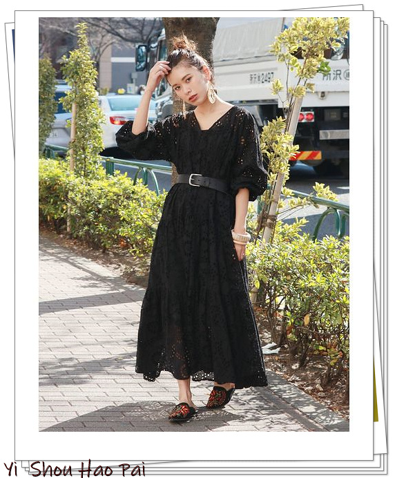 黑色的连衣裙都有哪些款式,日本黑色连衣裙美女