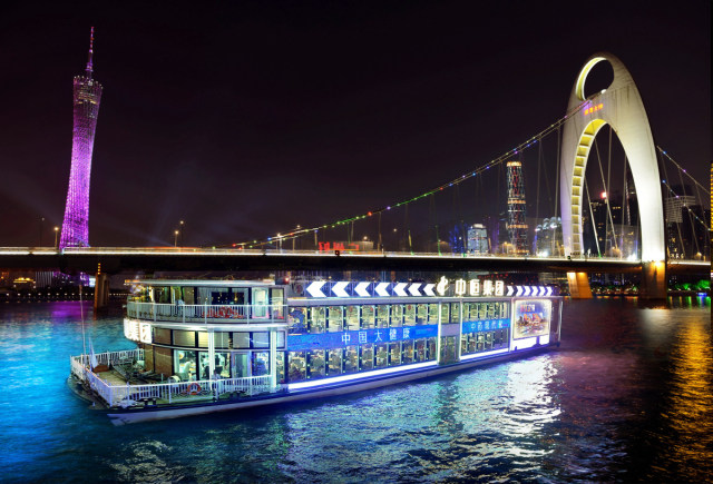 珠江夜游静距离观广州,珠江夜游珠水百年