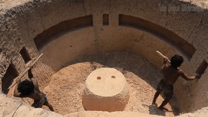 木棍怎么挖出泳池,一根棍子挖出一个游泳池