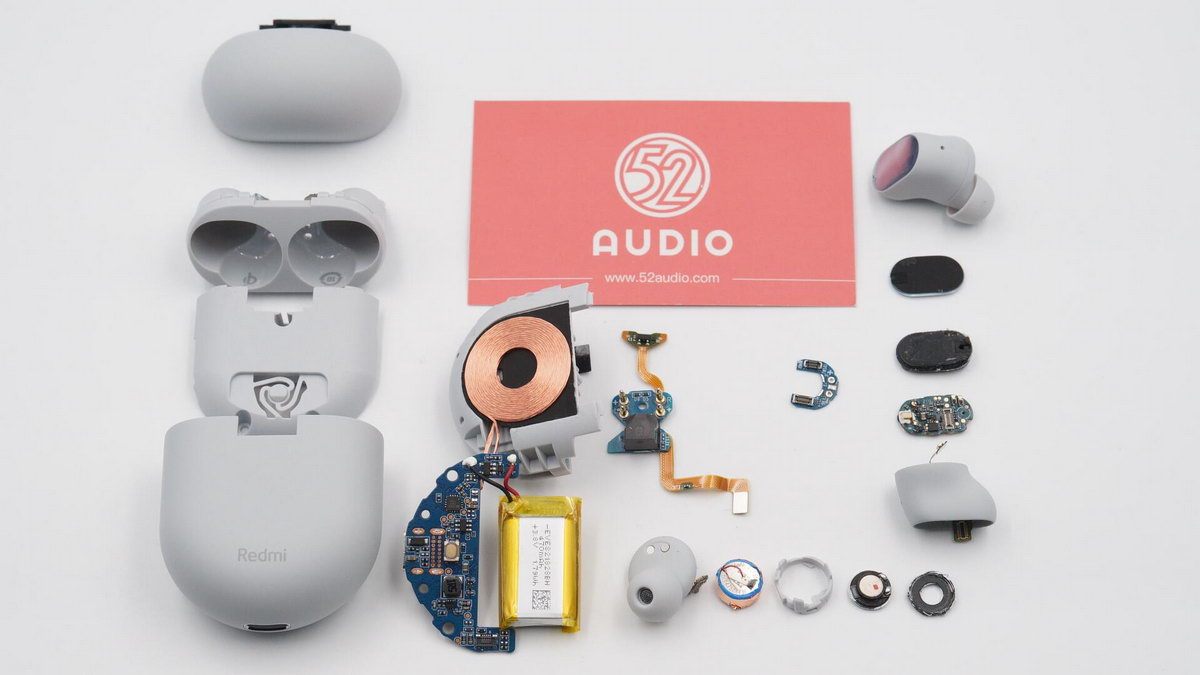 redmiairdots3pro拆解教程,红米降噪耳机airdots3pro开箱