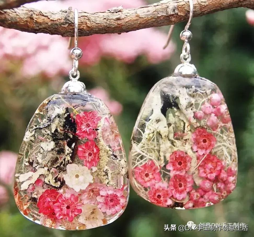 干花滴胶手工,滴胶diy材料干花