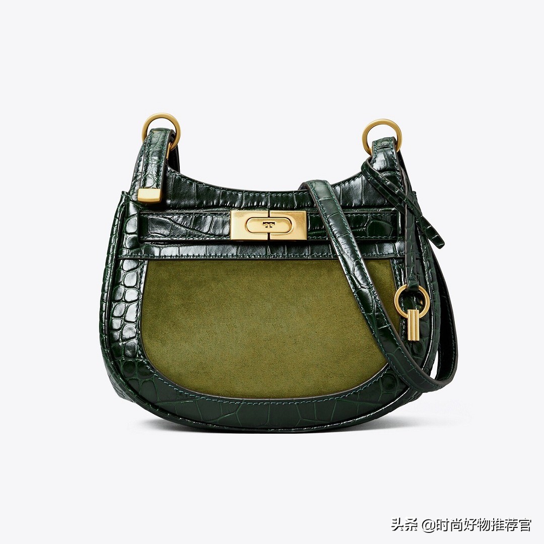 toryburchlee系列头层牛皮,toryburch包金标刮花