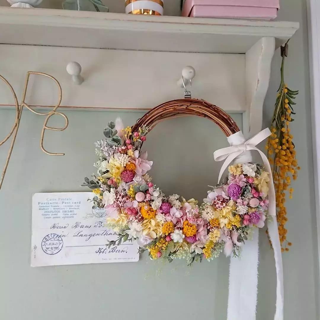 客厅干花布置,客厅干花摆放设计