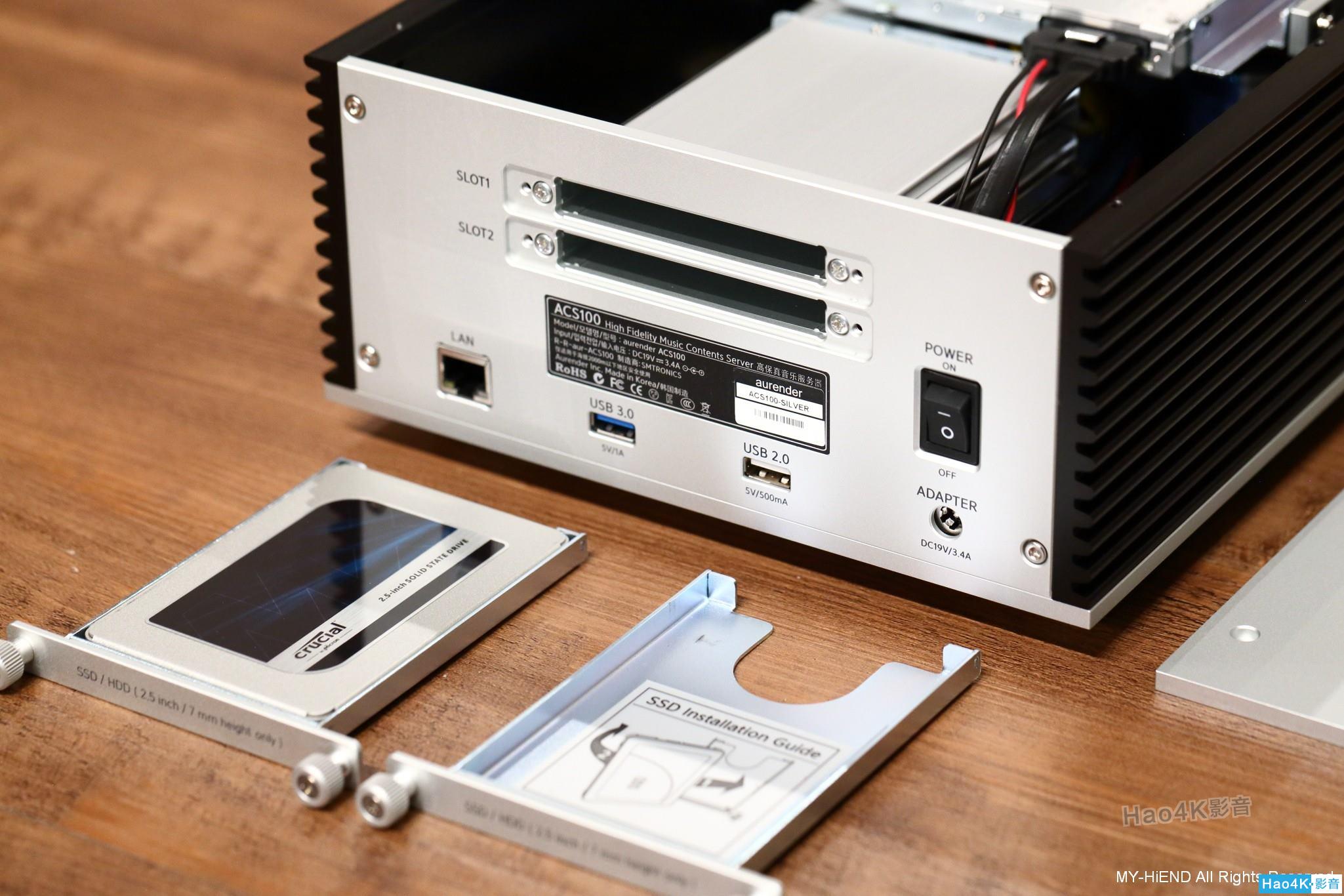 可转录储存数播:AurenderACS100音乐服务器