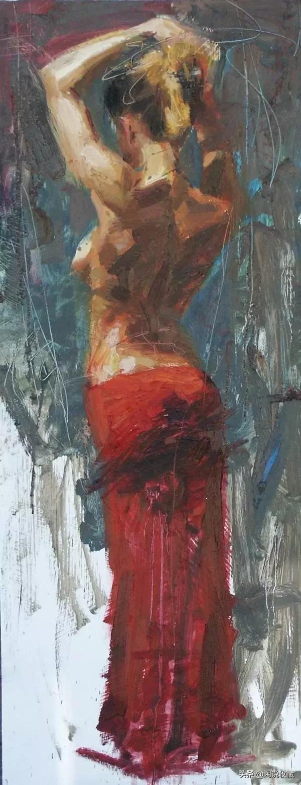 油画抽象肌理纹理,油画抽象头像