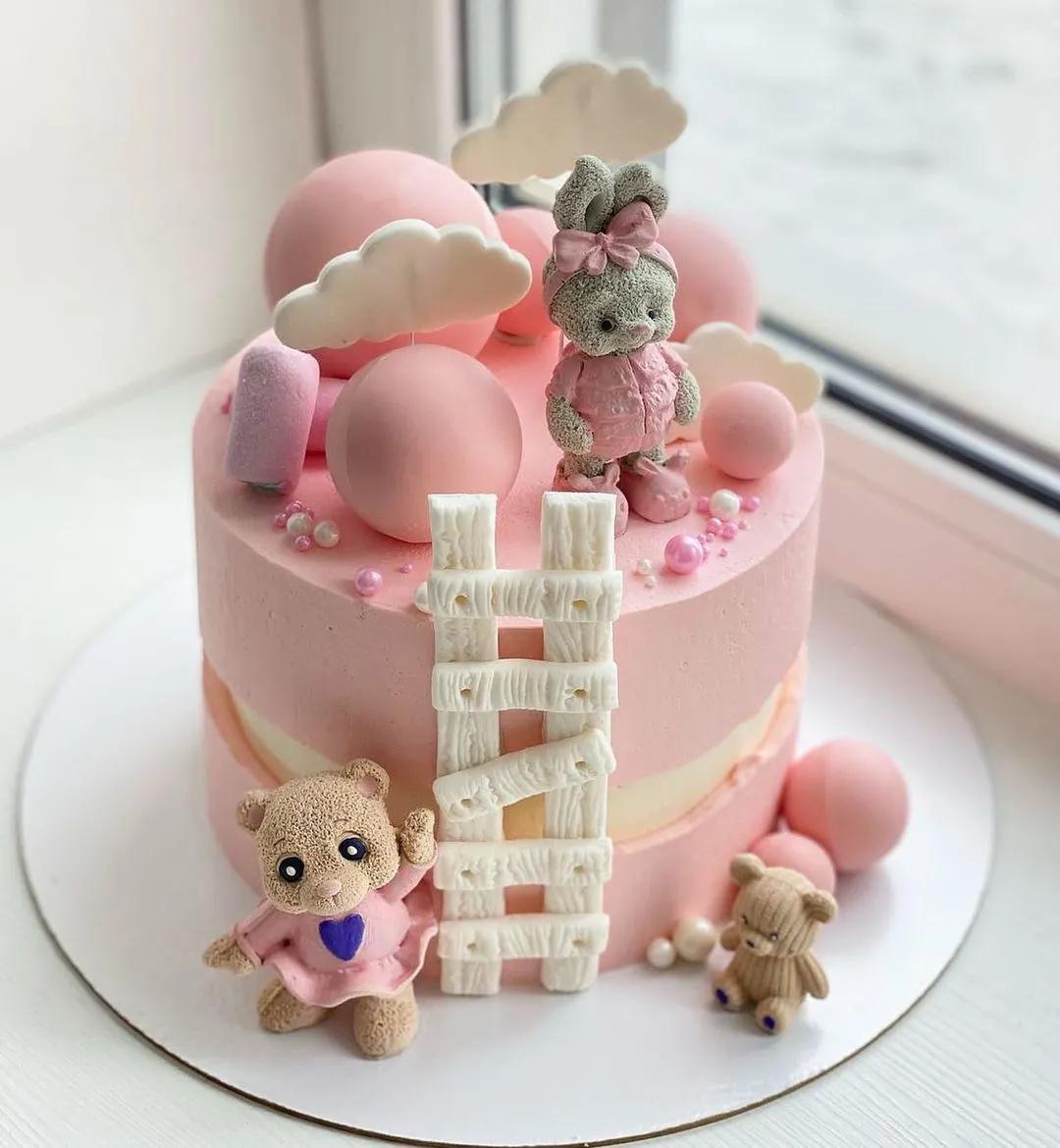 六一儿童节蛋糕款式图片女款,6.1儿童节小蛋糕简单款