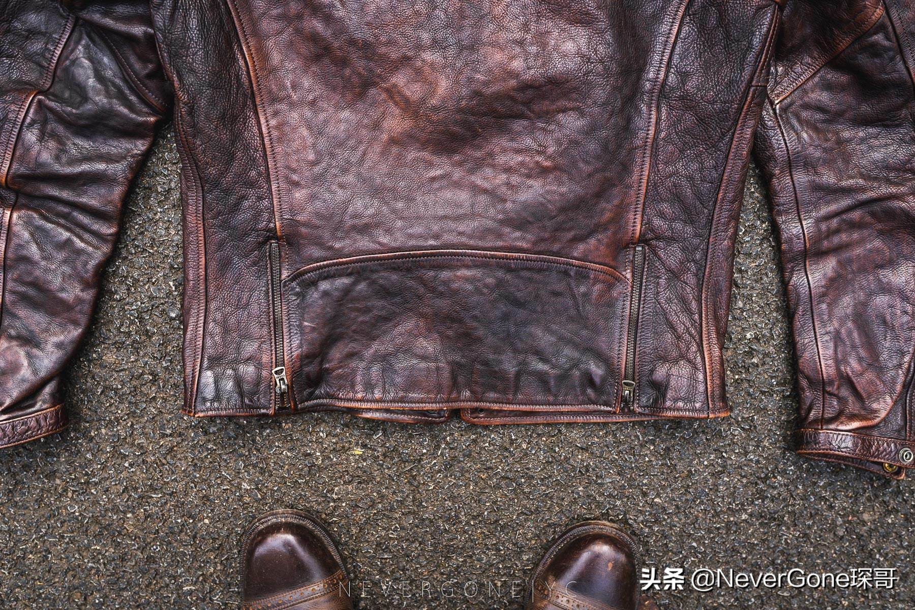 美式复古机车春秋皮衣推荐,复古皮衣j100