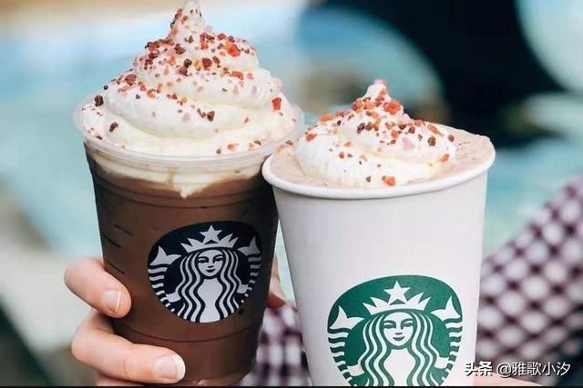 星巴克中杯大杯星冰乐,星座饮品双子座星巴克
