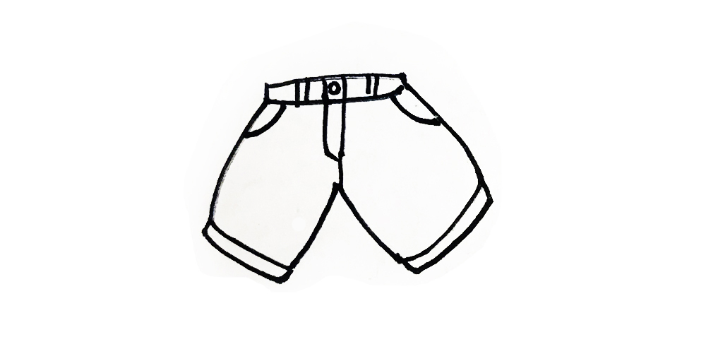 简笔画衣服教程幼儿园,衣服简单亲子简笔画