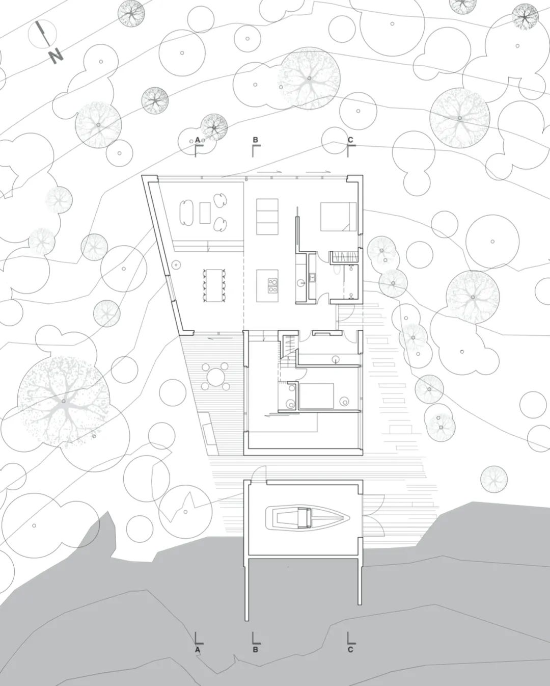 在冰岛最深的湖边自建木屋,自建木屋冰岛