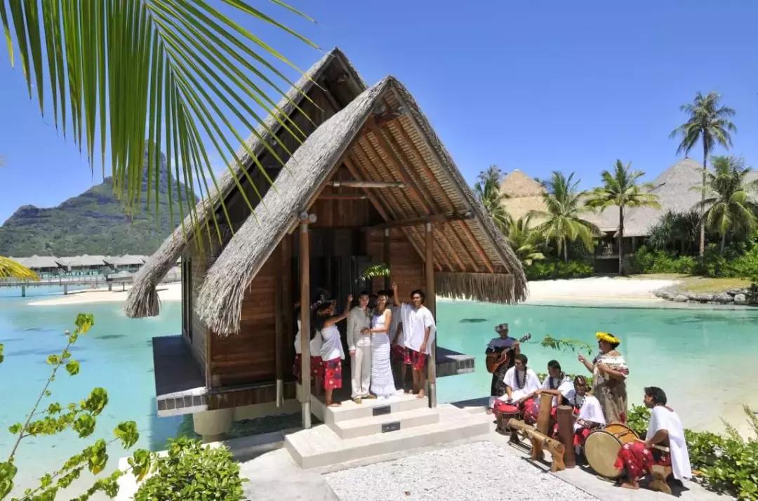 大溪地海岛婚礼,旅行结婚大溪地