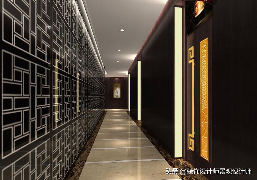 50平米禅意中医养生馆设计图,中医养生理疗会所设计