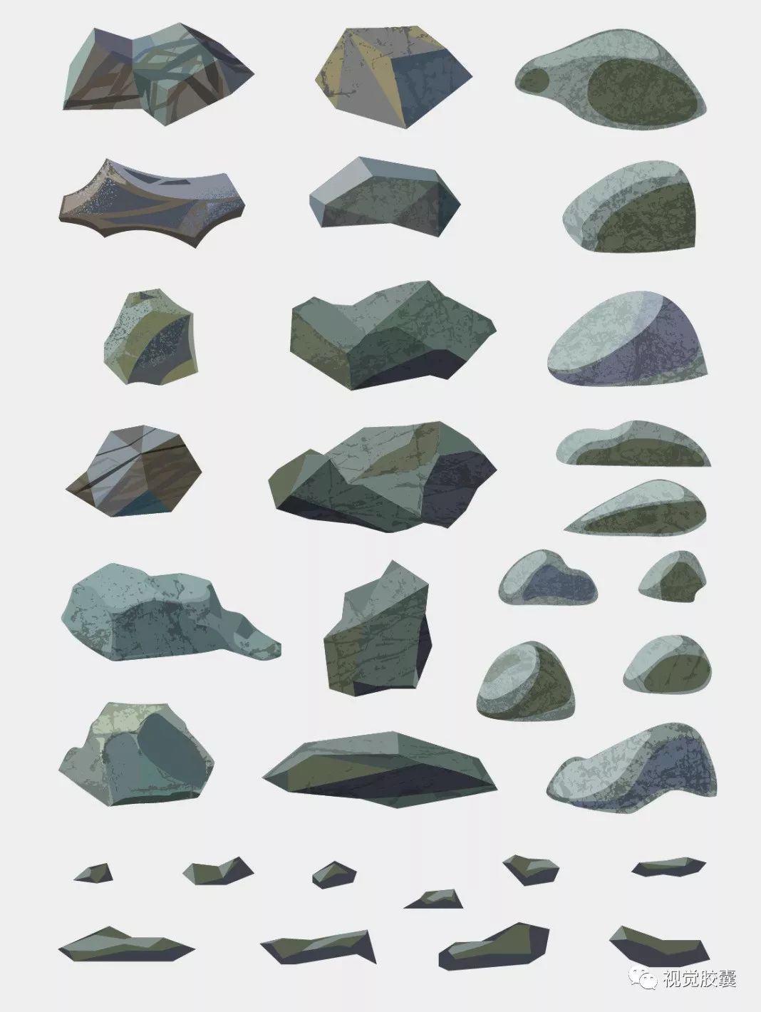 领导求你用插画风画建筑！因为他也想早点下班！附插画效果图素材