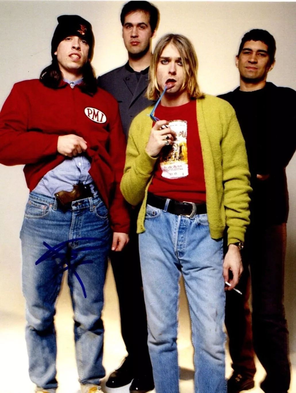 kurtcobain红色毛衣,kurtcobain长袖