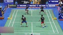 双打轮转配合重要性,双打两人轮转基本原则