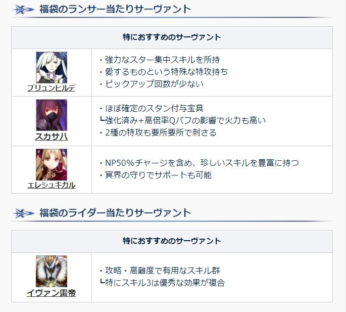 FGO:Appmedia日服新年福袋不亏榜,各职阶抽到不亏的从者