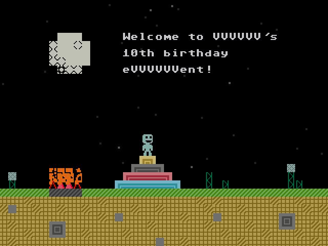 十周年纪念，VVVVVV宣布公开源代码，两天捕获4K星