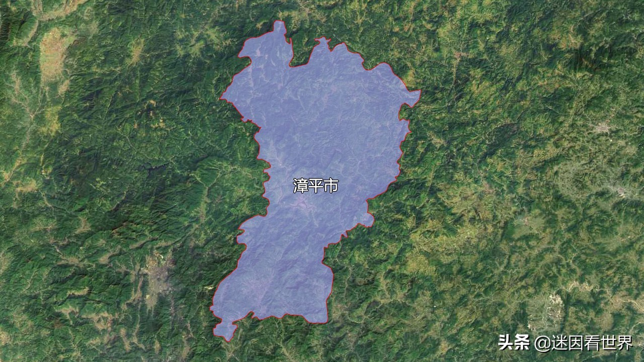 9张地形图,快速了解福建省龙岩市的7个市辖区县市