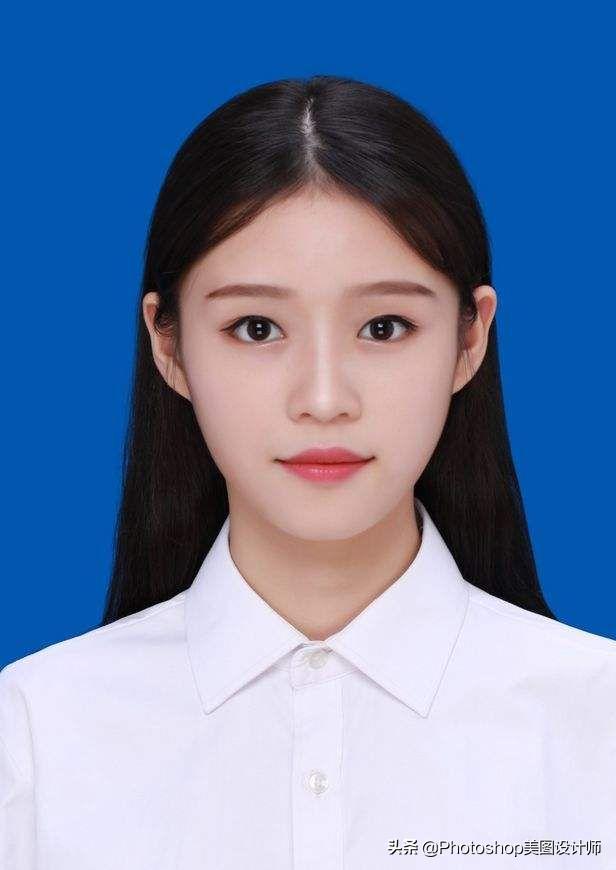 ps证件照换底色换衣服,ps证件照换底色全过程